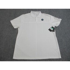 Minnesota Timberwolves Polo Shirt Mens XL White Team‎ Issued NBA Basketball Nike